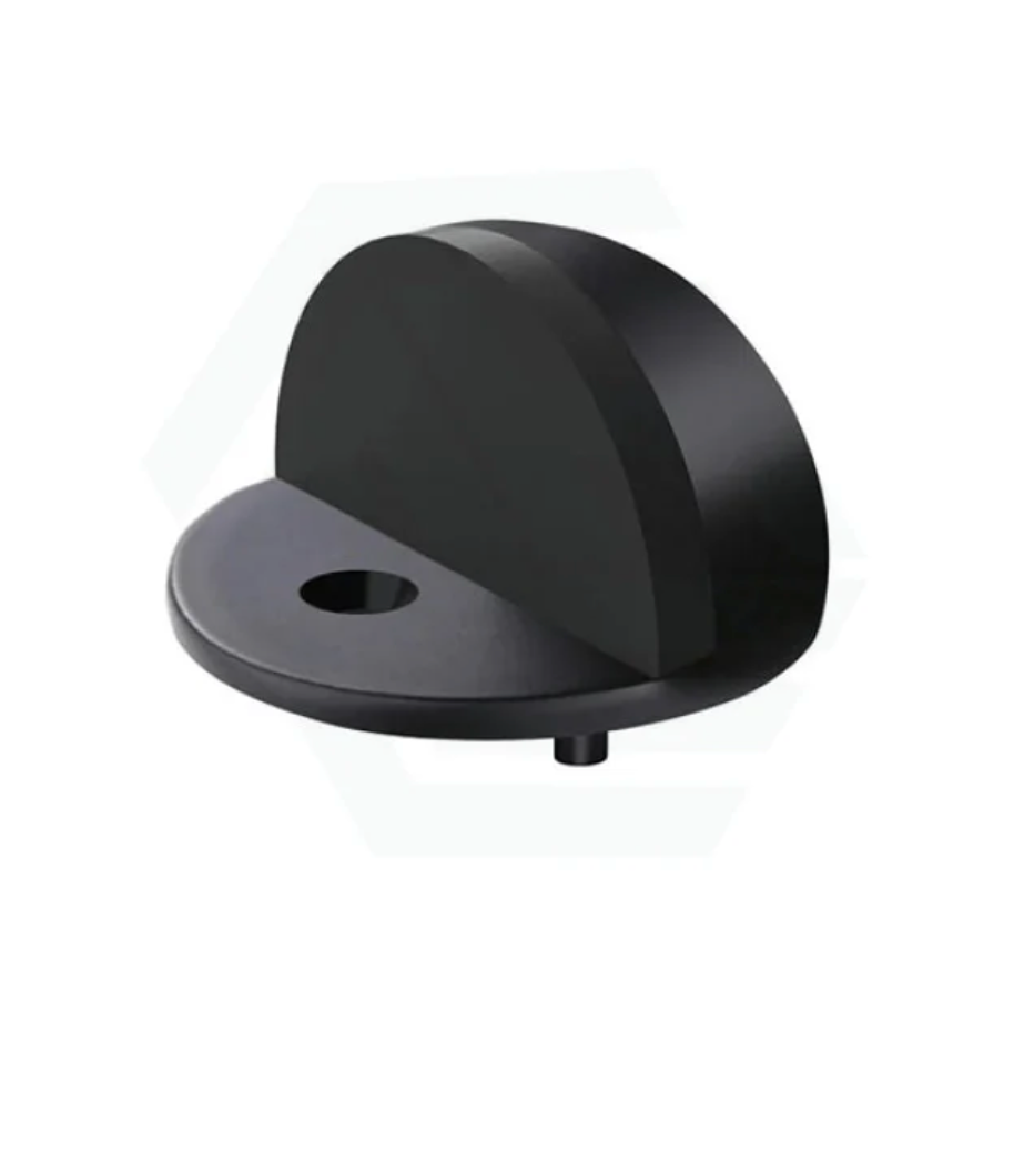 Black metal bracket on a white background