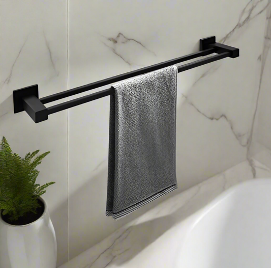 Square Double Towel rail rack
